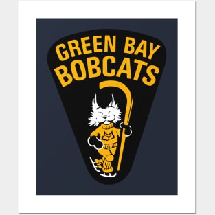 Defunct - Green Bay Bobcats Hockey 1978 Posters and Art